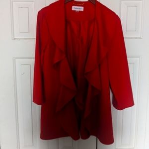 Calvin Klein Red Blazer 12
